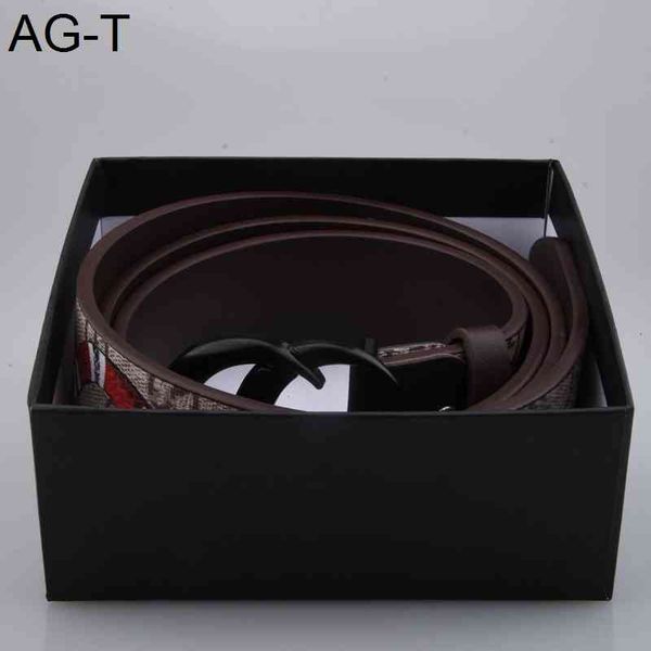 2021 snake leather designer belts men women belts with gift box, Black;brown