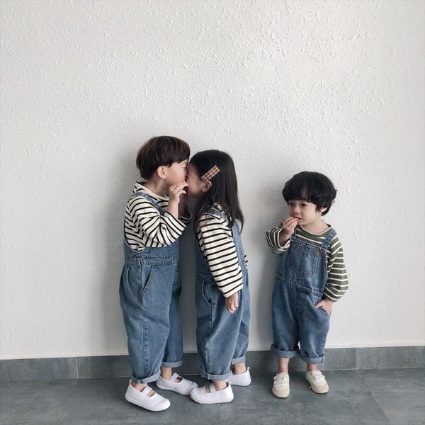 5444 children suspender pants spring autumn baby boys girls jeans cute sisters and brothers 1 9years kids overalls, Blue
5444 children suspender pants spring autumn baby boys girls jeans cute sisters and brothers 1 9years kids overalls, Blue