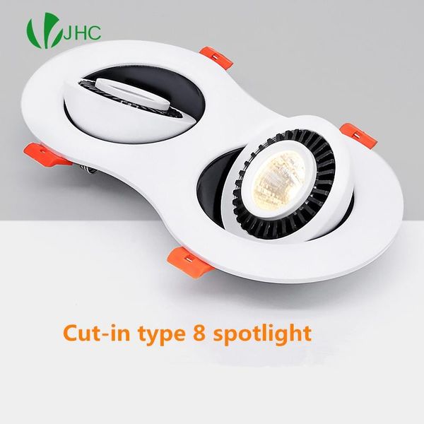 ceiling lights dimmable round double-headed led recessed downlight 85-265v 10w 14w 18w 30w adjustable angle lamp spotlight home lightin
ceiling lights dimmable round double-headed led recessed downlight 85-265v 10w 14w 18w 30w adjustable angle lamp spotlight home lightin