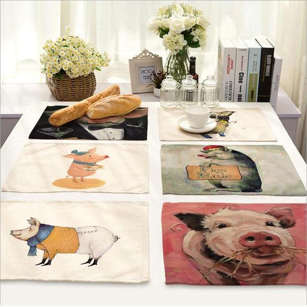 mats & pads cartoon pig placemat fabric table decoration mat kitchen manteles individuales onderzetters h357
mats & pads cartoon pig placemat fabric table decoration mat kitchen manteles individuales onderzetters h357