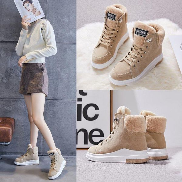 boots 2021 women winter snow female duantong warm lace flat with shoes tide botas mujer, Black
boots 2021 women winter snow female duantong warm lace flat with shoes tide botas mujer, Black