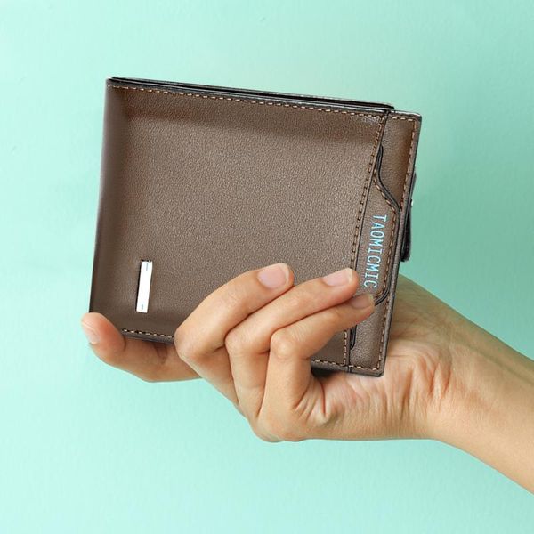 men fashion multi-function short wallet luxury pu leather multi-slots purse for male business casual solid color money card bags wallets, Red;black
men fashion multi-function short wallet luxury pu leather multi-slots purse for male business casual solid color money card bags wallets, Red;black
