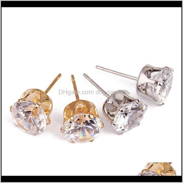 stud earrings xinyao 50pcs/lot gold rhodium color cz zircon diameter 4/6/8mm copper ear post earring findings for diy jewelry making drop de, Golden;silver
stud earrings xinyao 50pcs/lot gold rhodium color cz zircon diameter 4/6/8mm copper ear post earring findings for diy jewelry making drop de, Golden;silver