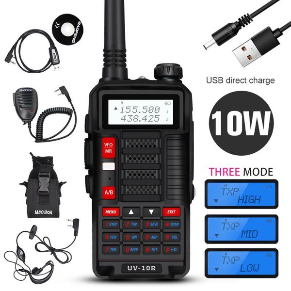 walkie talkie 2021 high power 10w baofeng uv-10r portable two way radio 128 channels vhf uhf dual band hf transceiver uv10r
walkie talkie 2021 high power 10w baofeng uv-10r portable two way radio 128 channels vhf uhf dual band hf transceiver uv10r
