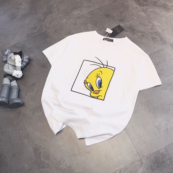 design clothing box yellow duckling embroidery t-shirt white loose shoulder half sleeve cartoon round neck bottomed shirt qingdao hair
design clothing box yellow duckling embroidery t-shirt white loose shoulder half sleeve cartoon round neck bottomed shirt qingdao hair
