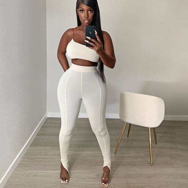 women's two piece pants one shoulder womens summer bodycon outfit club white sporty set crop slit leggings ft38
women's two piece pants one shoulder womens summer bodycon outfit club white sporty set crop slit leggings ft38