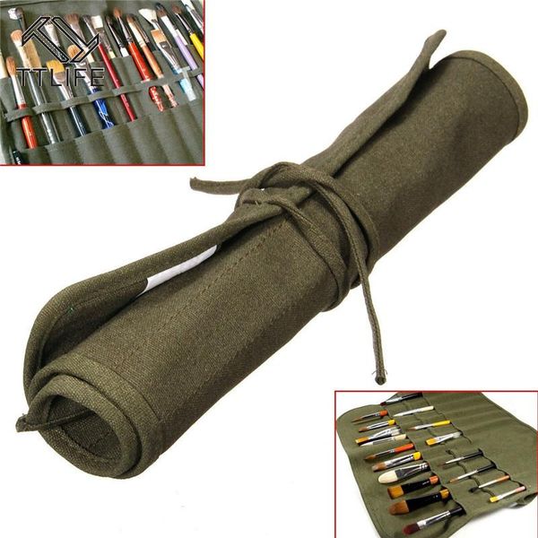 paintings paintingslife modern roll up canvas paint brush bag cases for artist draw pen watercolor oil army green school arts supplies
paintings paintingslife modern roll up canvas paint brush bag cases for artist draw pen watercolor oil army green school arts supplies