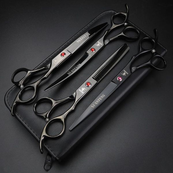 hair scissors 7 inch 4pcs pet grooming set straight cut teeth curved cat dog shear
hair scissors 7 inch 4pcs pet grooming set straight cut teeth curved cat dog shear