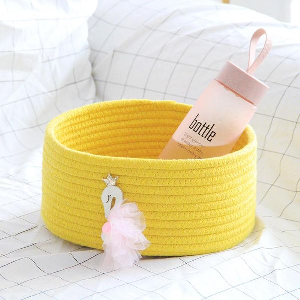 woven cotton storage basket finishing laundry nordic deskbox for small things toys container baskets
woven cotton storage basket finishing laundry nordic deskbox for small things toys container baskets