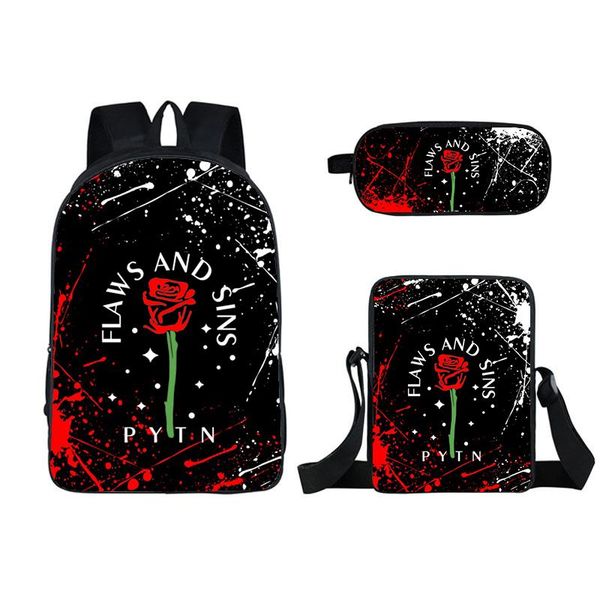 backpack payton moormeier school bags for teenage girls 3pcs /set 3d print pytn printed net red bookbag mochia 16 inch sac a dos
backpack payton moormeier school bags for teenage girls 3pcs /set 3d print pytn printed net red bookbag mochia 16 inch sac a dos