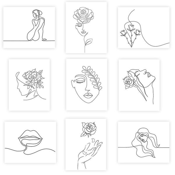 paintings 9 pieces minimalist wall art prints unframed woman minimal line decor 8 x 10 inch abstract aesthetic poster
paintings 9 pieces minimalist wall art prints unframed woman minimal line decor 8 x 10 inch abstract aesthetic poster