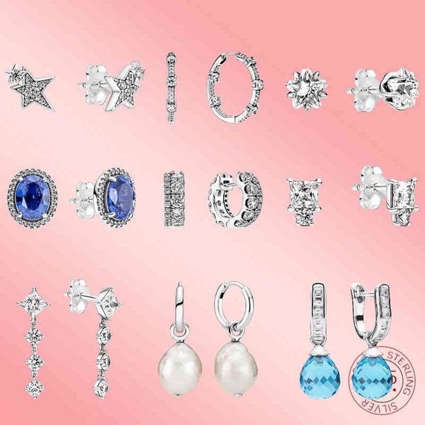 new 925 sterling silver christmas earring sparkling asymmetry star halo galaxy earrings fit women birthday gifts pandora jewelry, Golden
new 925 sterling silver christmas earring sparkling asymmetry star halo galaxy earrings fit women birthday gifts pandora jewelry, Golden