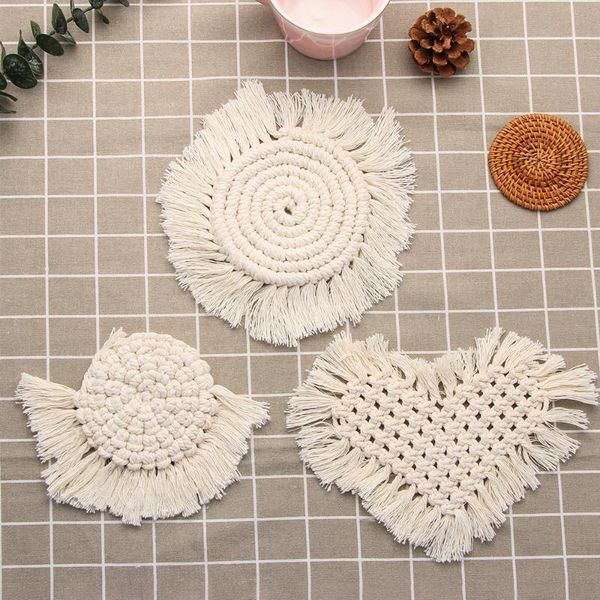 mats & pads 1pc bohemia style handwoven beige cup cotton rope weave insulation table padding placemats home kitchen supplies
mats & pads 1pc bohemia style handwoven beige cup cotton rope weave insulation table padding placemats home kitchen supplies