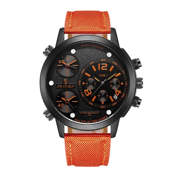 wristwatches senors022 mens multi-function sports watches canvas+leather band three quartz movement man clocks timing waterproo, Slivery;brown
wristwatches senors022 mens multi-function sports watches canvas+leather band three quartz movement man clocks timing waterproo, Slivery;brown