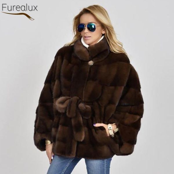 women's fur & faux furealux fashion authentic mink coat stand-collar bat shirt winter thick warmth solid color handmade cloak, Black
women's fur & faux furealux fashion authentic mink coat stand-collar bat shirt winter thick warmth solid color handmade cloak, Black