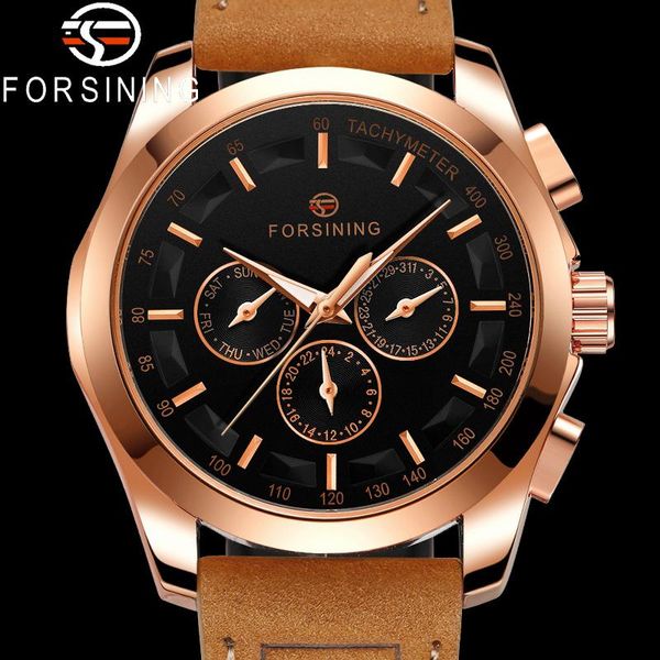 wristwatches forsining automatic mechanical wristwatch military sport male clock genuine leather rose gold man watch 6917, Slivery;brown
wristwatches forsining automatic mechanical wristwatch military sport male clock genuine leather rose gold man watch 6917, Slivery;brown