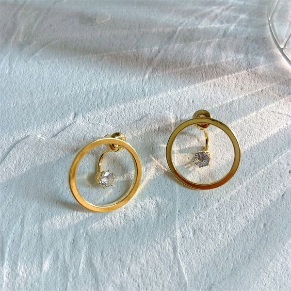 design jewelry korea dongdamen geometry a two wearing zircon 925 silver needle earrings, the minority ins versatile exquisite daily earrings, Golden
design jewelry korea dongdamen geometry a two wearing zircon 925 silver needle earrings, the minority ins versatile exquisite daily earrings, Golden