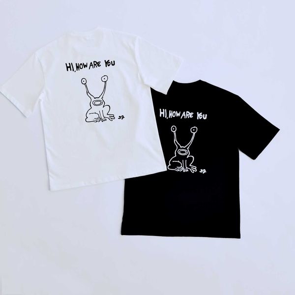 men's t-shirts oamc x daniel johnston collection alien frog short sleeve t-shirt kurt cobain, White;black
men's t-shirts oamc x daniel johnston collection alien frog short sleeve t-shirt kurt cobain, White;black