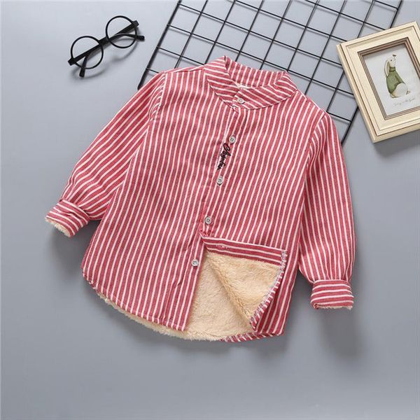 boys shirt plus velvet children korean thick cotton long sleeved autumn and winter embroidered stripes, White;black
boys shirt plus velvet children korean thick cotton long sleeved autumn and winter embroidered stripes, White;black