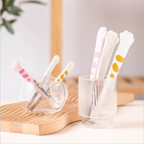 spoons cute cat shape stainless steel tongs mini salad clips kitchen cooking for bbq heat resistant grilling supplies
spoons cute cat shape stainless steel tongs mini salad clips kitchen cooking for bbq heat resistant grilling supplies