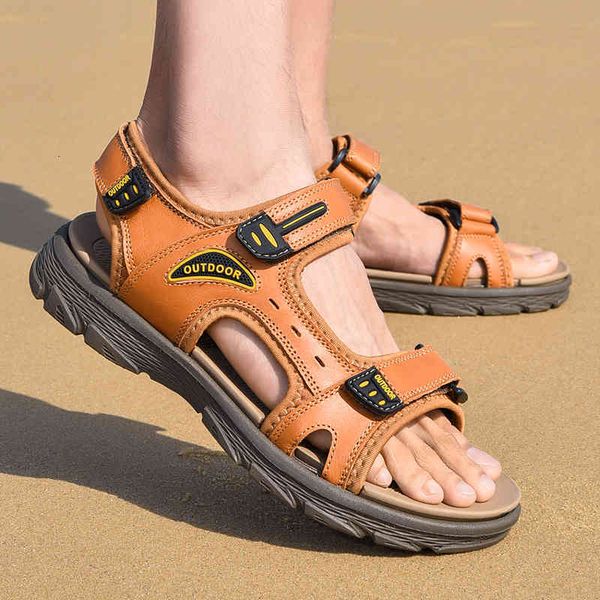 slippers 2021 genuine leather men classic roman casual sandals summer 's beach outoor fashion kla9, Black
slippers 2021 genuine leather men classic roman casual sandals summer 's beach outoor fashion kla9, Black