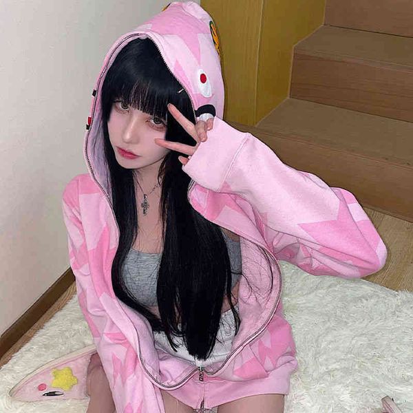 women's jackets korean loose cardigan woman jacket women streetwear goth korean coats dqfy, Black;brown
women's jackets korean loose cardigan woman jacket women streetwear goth korean coats dqfy, Black;brown
