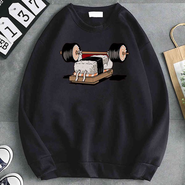 men's long sved hoodie, cartoon pattern, sushi, harajuku punk style, retro street cloth, Black
men's long sved hoodie, cartoon pattern, sushi, harajuku punk style, retro street cloth, Black