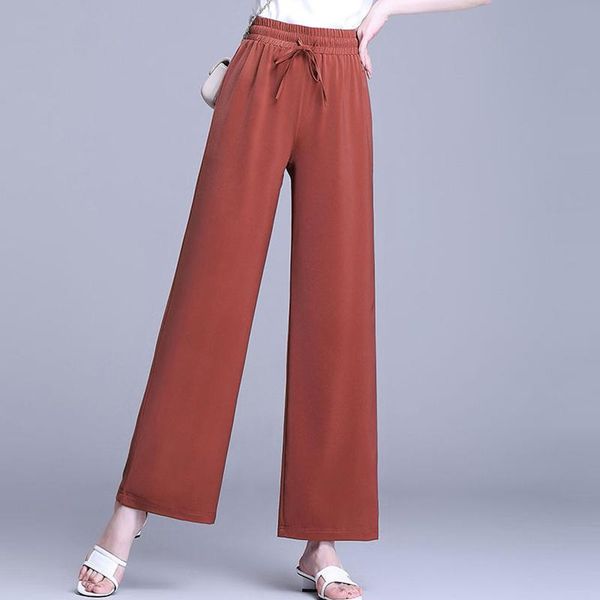 basic elastic high waist solid women's wide leg pants office lady summer loose straight plus size 5xl trousers & capris, Black;white
basic elastic high waist solid women's wide leg pants office lady summer loose straight plus size 5xl trousers & capris, Black;white