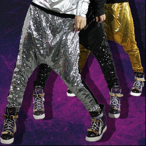 fashion harem bling big crotch womens capri personalized hip hop dance stage costumes metal color jazz trousers, Black;white
fashion harem bling big crotch womens capri personalized hip hop dance stage costumes metal color jazz trousers, Black;white