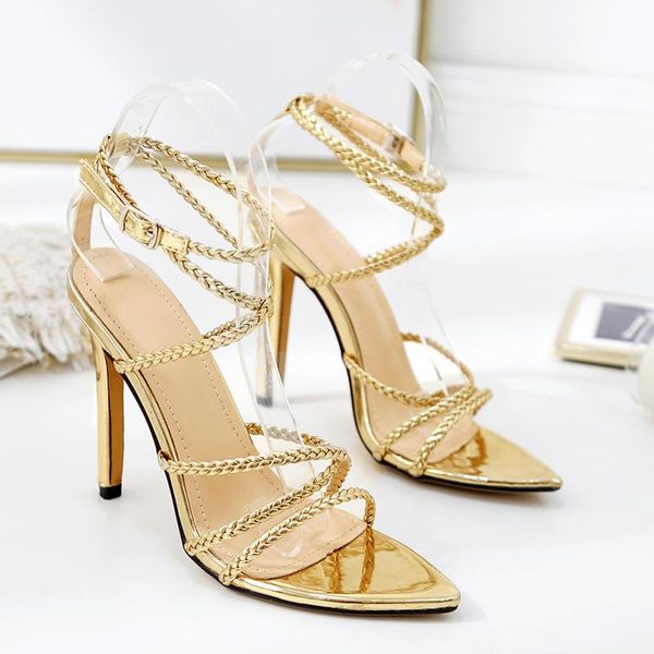 sandals 2021 women 12cm buckle high heel tenis pointed toe hollow out golden cross roman shoes for heels summer, Black
sandals 2021 women 12cm buckle high heel tenis pointed toe hollow out golden cross roman shoes for heels summer, Black