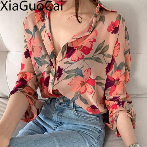 cute net red women printed shirt spring and summer ladies blouse retro hong kong-style long-sleeved loose chiffon women's blouses & sh, White
cute net red women printed shirt spring and summer ladies blouse retro hong kong-style long-sleeved loose chiffon women's blouses & sh, White