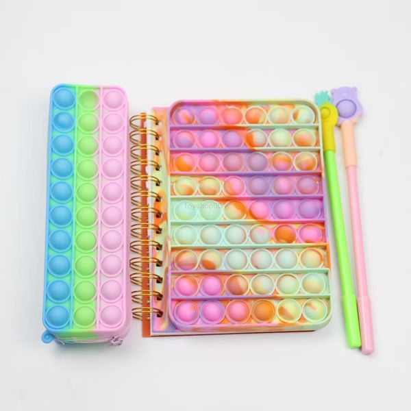 2022 toyshop fidget toys rainbow notebook colorful bag push bubble sensory squishy stress reliever autism needs anti-stress toy for children
2022 toyshop fidget toys rainbow notebook colorful bag push bubble sensory squishy stress reliever autism needs anti-stress toy for children