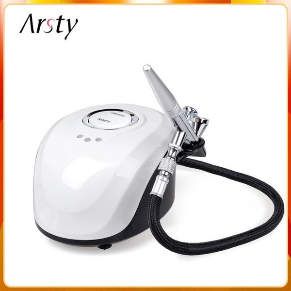 arsty airbrush compressor kit only portable tattoo 3 speeds used for nail art, make up, and cake painting1, Silver
arsty airbrush compressor kit only portable tattoo 3 speeds used for nail art, make up, and cake painting1, Silver