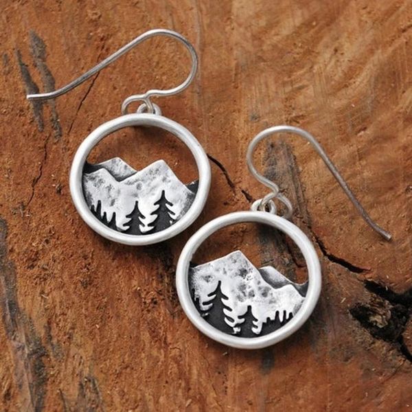 dangle & chandelier mountain and pines round drop earrings silver plated pendant women wedding party jewelry female bijoux gifts
dangle & chandelier mountain and pines round drop earrings silver plated pendant women wedding party jewelry female bijoux gifts