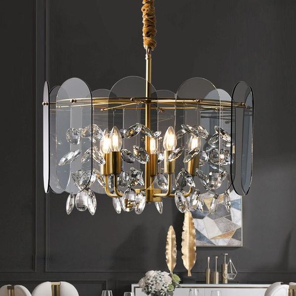 modern luxury copper led chandelier living room decor bedroom round crystal glass fixture lighting dining e14 hanging lamp chandeliers
modern luxury copper led chandelier living room decor bedroom round crystal glass fixture lighting dining e14 hanging lamp chandeliers