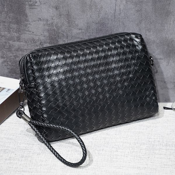 men business clutch bags weave design clutches bag for man casual leather pack with hand strap waterproof pouch popular bag
men business clutch bags weave design clutches bag for man casual leather pack with hand strap waterproof pouch popular bag