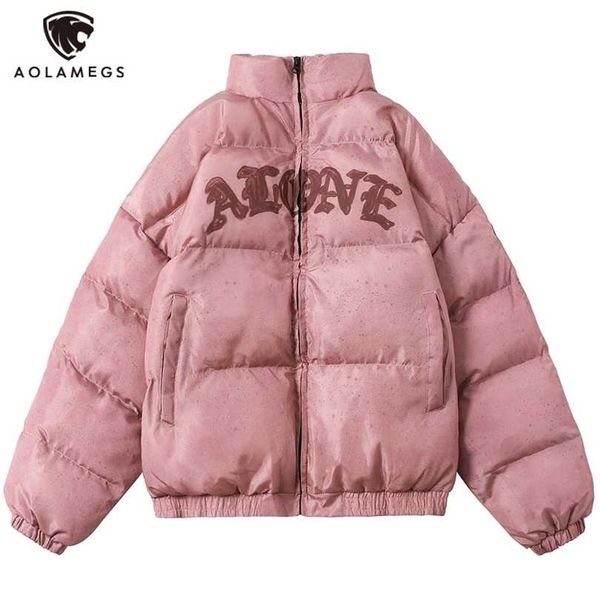 aolamegs winter jacket men letter inkjet embroidery badge streetwear warm thick zipper harajuku all-match parka jackets coat 211119, Black
aolamegs winter jacket men letter inkjet embroidery badge streetwear warm thick zipper harajuku all-match parka jackets coat 211119, Black