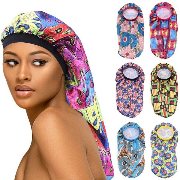 ethnic clothing floral pattern print satin sleep cap silk soft elastic long african bonnet for women hair care natural curly cover headwear, Red
ethnic clothing floral pattern print satin sleep cap silk soft elastic long african bonnet for women hair care natural curly cover headwear, Red