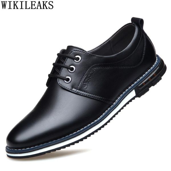 mens formal shoes genuine leather dress wedding for men 2021 casual man brown business chaussures, Black
mens formal shoes genuine leather dress wedding for men 2021 casual man brown business chaussures, Black