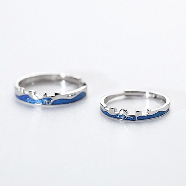 fashion city wall blue rings for lovers valentine's day jewelry 925 sterling silver ring women men romantic engagement gifts cluster, Golden;silver
fashion city wall blue rings for lovers valentine's day jewelry 925 sterling silver ring women men romantic engagement gifts cluster, Golden;silver