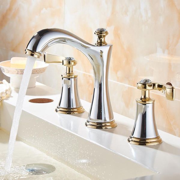 bathroom sink faucets 3pcs faucet set luxury wash basin deck mounted double handle cold water mixer tap kitchen counter
bathroom sink faucets 3pcs faucet set luxury wash basin deck mounted double handle cold water mixer tap kitchen counter
