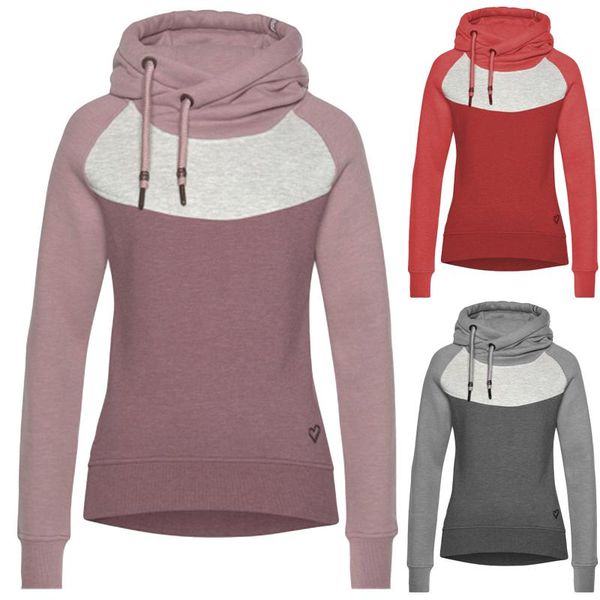 women's hoodies & sweatshirts women solid vintage hoodie turtleneck red long sleeves patchwork casual ladies oversized winter autumn, Black
women's hoodies & sweatshirts women solid vintage hoodie turtleneck red long sleeves patchwork casual ladies oversized winter autumn, Black