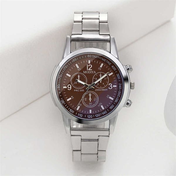 u1 dropshipping men's blue light glass steel band watch men fashion quartz gift factory aaaa wholesale, Slivery;brown
u1 dropshipping men's blue light glass steel band watch men fashion quartz gift factory aaaa wholesale, Slivery;brown