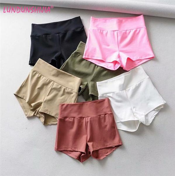 summer women's elastic sports high waist shorts quality cotton tight for women 6 colors, White;black
summer women's elastic sports high waist shorts quality cotton tight for women 6 colors, White;black