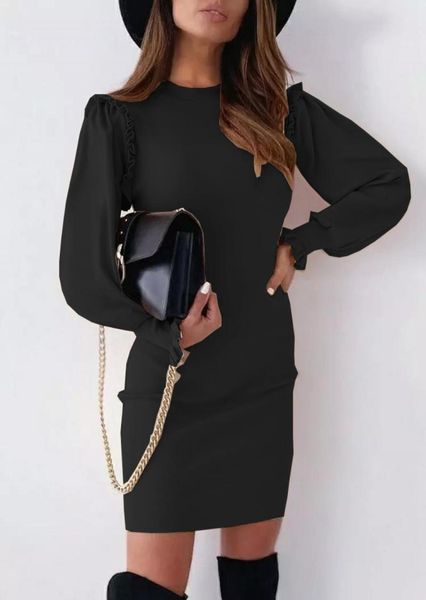 casual dresses women's dress autumn 2021 stitching shoulder applique lantern sleeve long slim temperament commuter, Black;gray
casual dresses women's dress autumn 2021 stitching shoulder applique lantern sleeve long slim temperament commuter, Black;gray