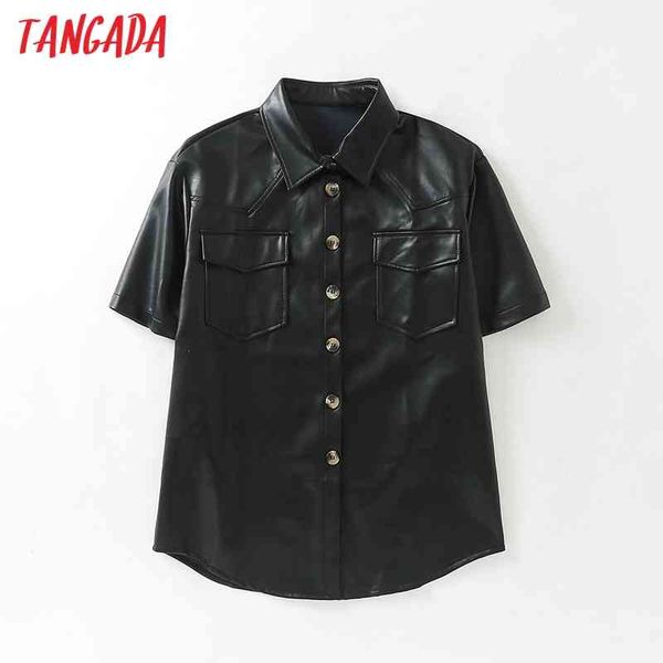 women black faux leather spring jacket short sleeve loose oversize boy friend coat 6l6 210416, Black;brown
women black faux leather spring jacket short sleeve loose oversize boy friend coat 6l6 210416, Black;brown