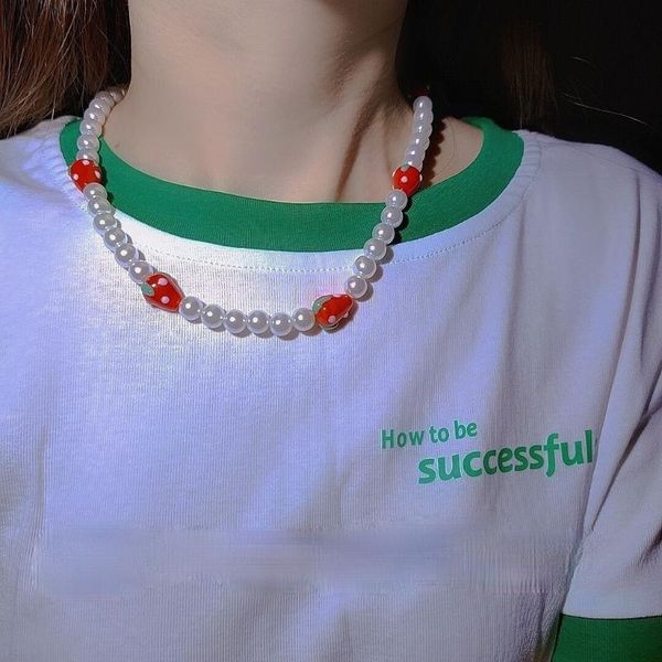 chokers lovely cherry crystal pendant choker cute white pearl beaded necklace butterfly beads chain jewelry gifts for women girls, Golden;silver
chokers lovely cherry crystal pendant choker cute white pearl beaded necklace butterfly beads chain jewelry gifts for women girls, Golden;silver