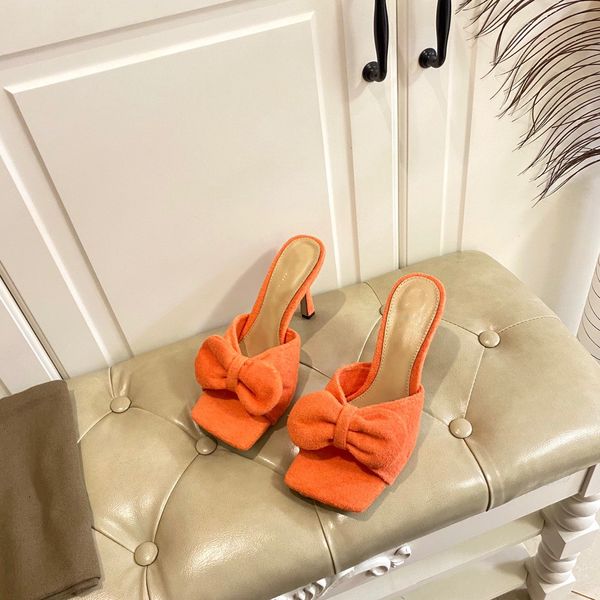lido spring/summer 2022 fashion high-heeled slippers towel fabric bow with novel joker heel height 10cm size 35-42, Black
lido spring/summer 2022 fashion high-heeled slippers towel fabric bow with novel joker heel height 10cm size 35-42, Black