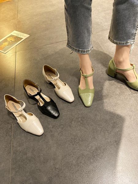 dress shoes pointed single fashionable joker web celebrity coarse cingulate roman with a word, Black
dress shoes pointed single fashionable joker web celebrity coarse cingulate roman with a word, Black