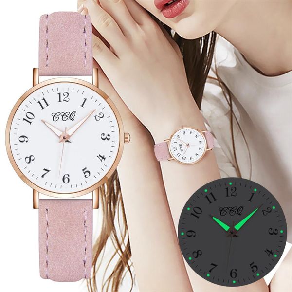 wristwatches women luminous arabic numbers watches casual luxury female leather wrist montre femme, Slivery;brown
wristwatches women luminous arabic numbers watches casual luxury female leather wrist montre femme, Slivery;brown